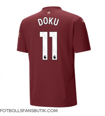 Manchester City Jeremy Doku #11 Replika Tredje Tröja 2024-25 Kortärmad